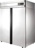 Холодильный шкаф Polair CM114-G (ШХ-1,4 нерж.) 