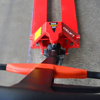 Длинновильная гидравлическая тележка OX50-300 OXLIFT 3 м 5 т 