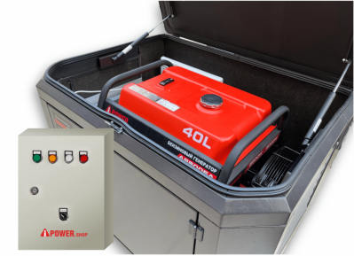 Бензиновый генератор A-iPower A9000EAX с электростартером в кожухе 